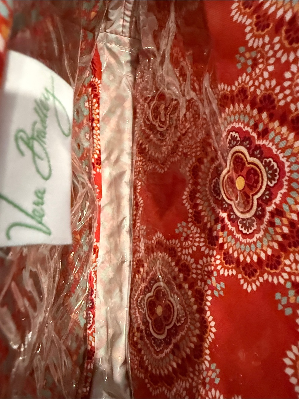 Vera Bradley “PAPRIKA”  Quilted Hanging Travel Organizer - Picture 5 of 6